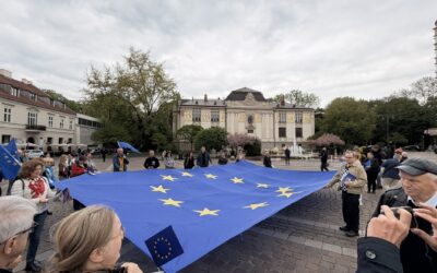 Dzień Europy na Placu Szczepańskim w Krakowie